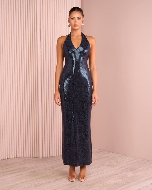 Zendaya Halter Neck Gown