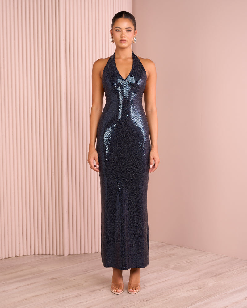 Zendaya Halter Neck Gown