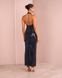 Zendaya Halter Neck Gown