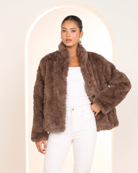 Elara Faux Fur Jacket
