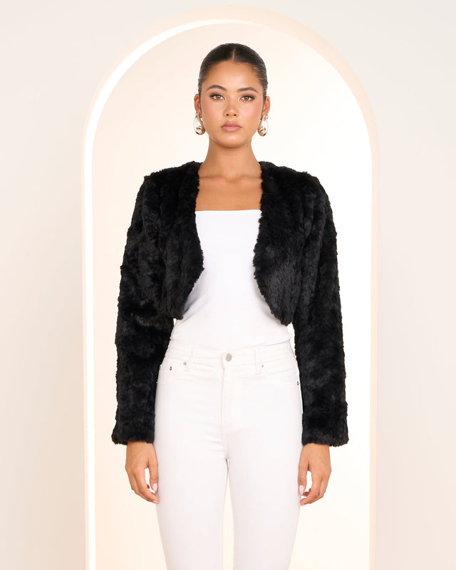 Tessa Faux Fur Bolero