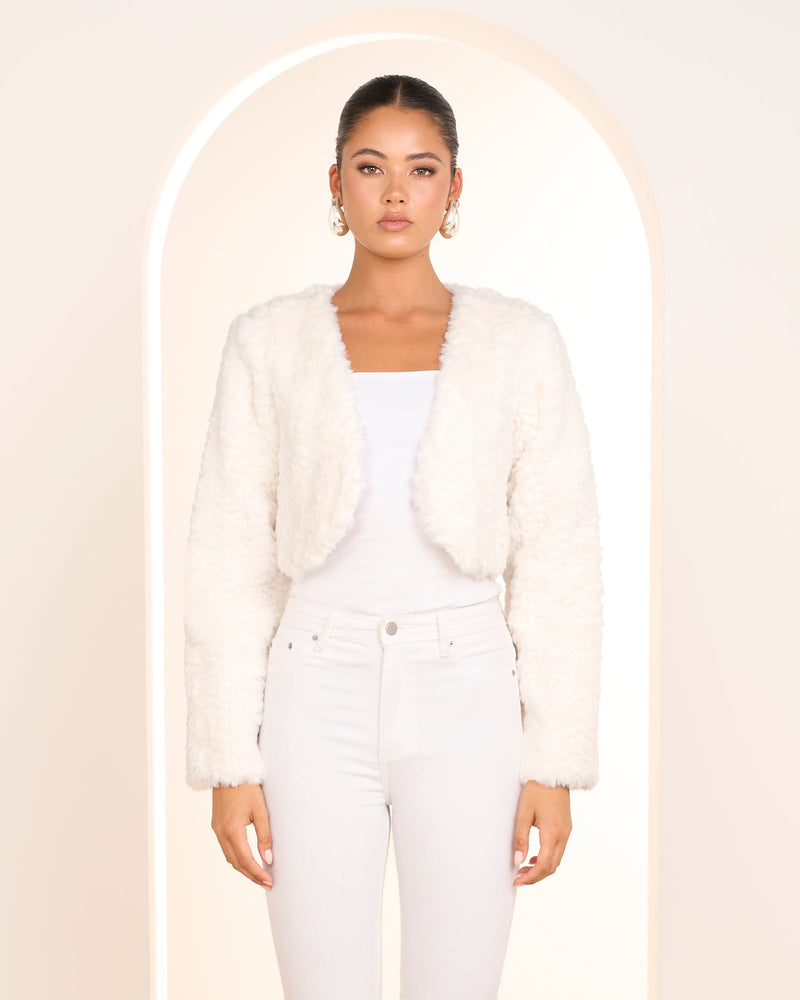 Tessa Faux Fur Bolero