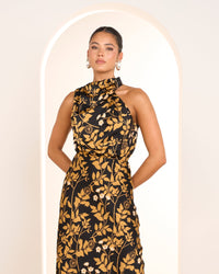 Sally Satin Midi Dress