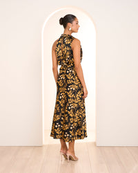 Sally Satin Midi Dress