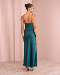 Vlora Bias Cut Satin Dress