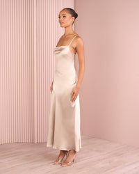 Vlora Bias Cut Satin Dress