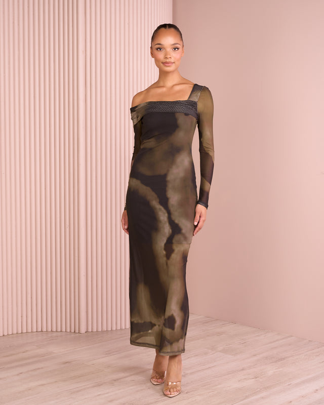 Fara Off Shoulder Maxi Dress