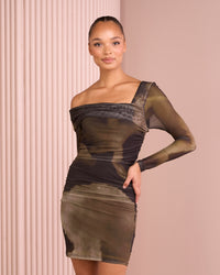 Elle Off Shoulder Mini Dress