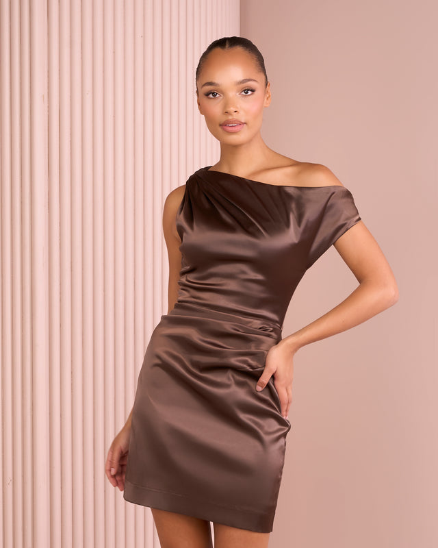 Ren Asymmetric Mini Dress