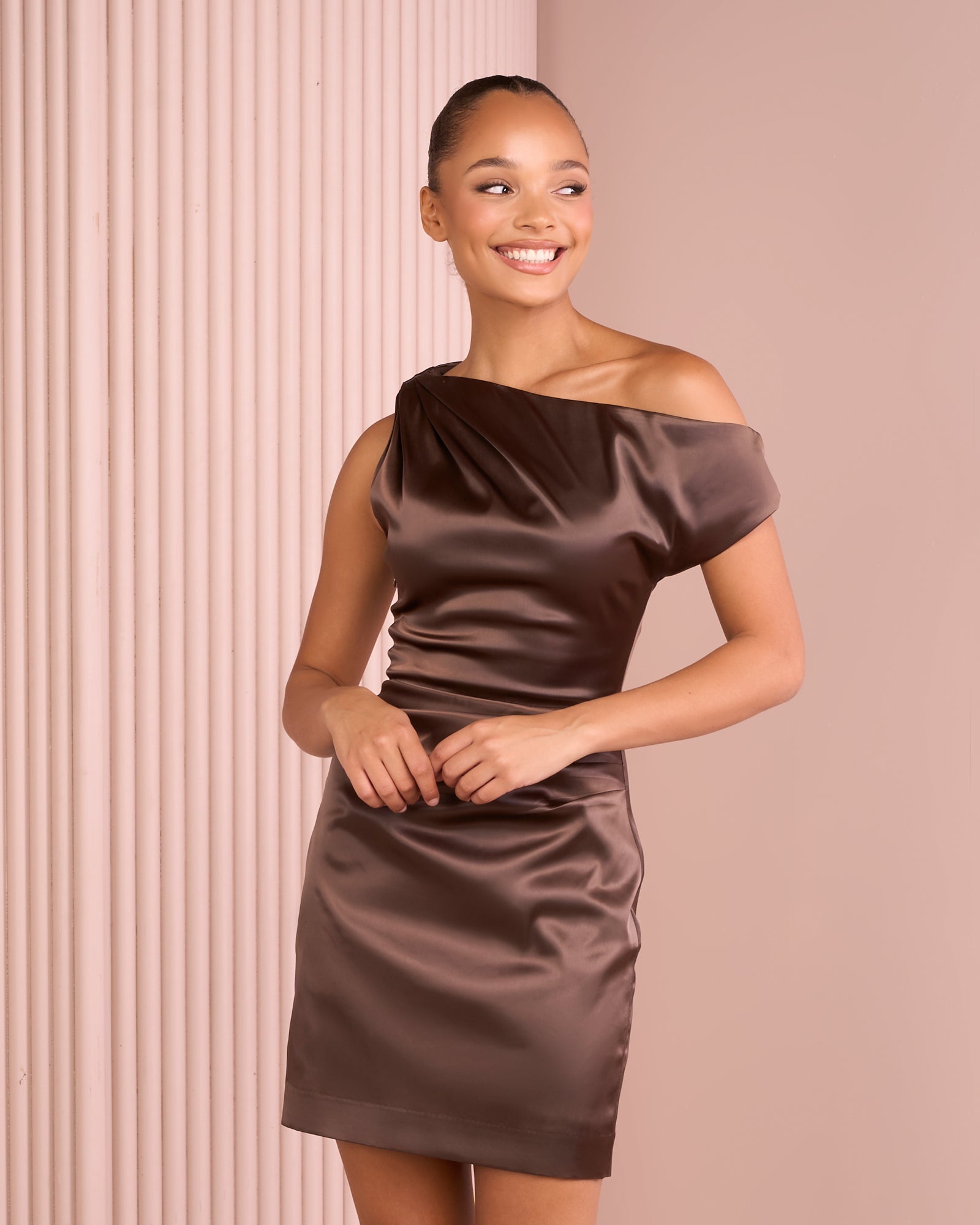 Ren Asymmetric Mini Dress