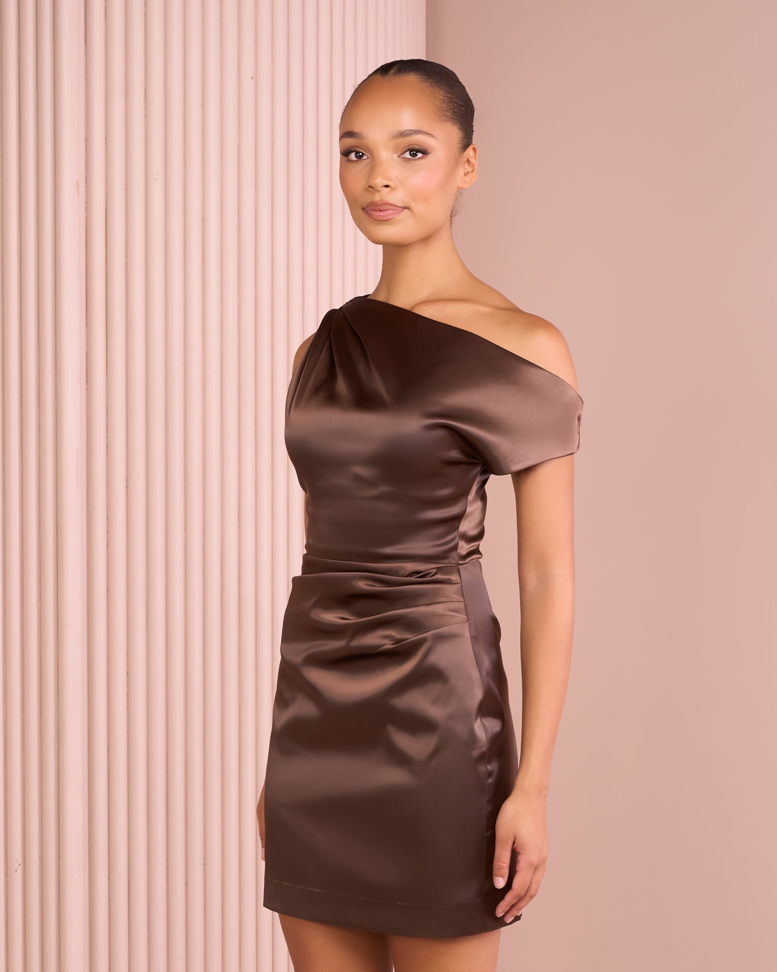 Ren Asymmetric Mini Dress