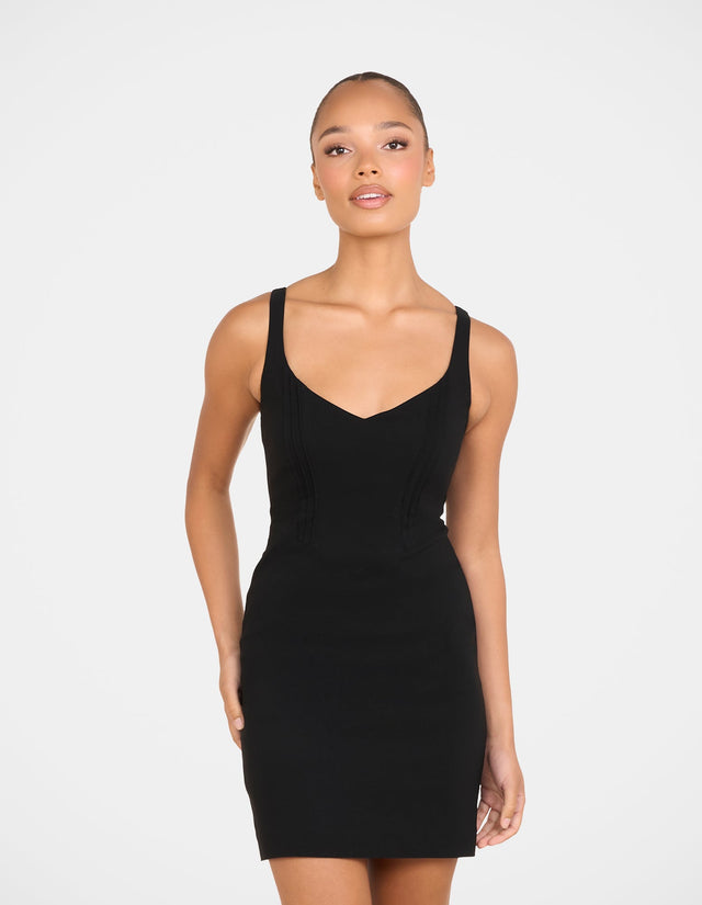 Niko V-neck Mini Dress