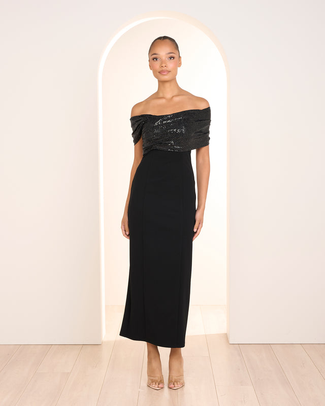 Faye Off Shoulder Maxi Dress