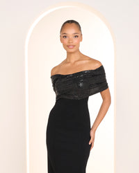 Faye Off Shoulder Maxi Dress