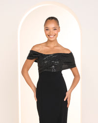 Faye Off Shoulder Maxi Dress