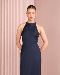 Xandrine High Neck Maxi Dress