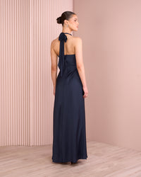 Xandrine High Neck Maxi Dress