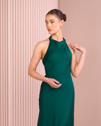 Xandrine High Neck Maxi Dress