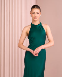 Xandrine High Neck Maxi Dress