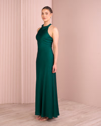 Xandrine High Neck Maxi Dress
