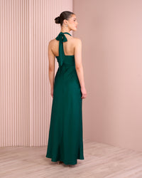 Xandrine High Neck Maxi Dress