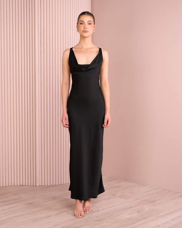 Kacee Cross Back Maxi Gown