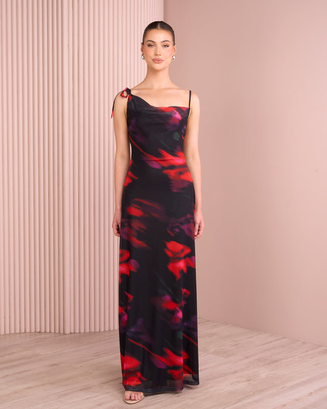 Zola Cowl Neck Maxi Dress