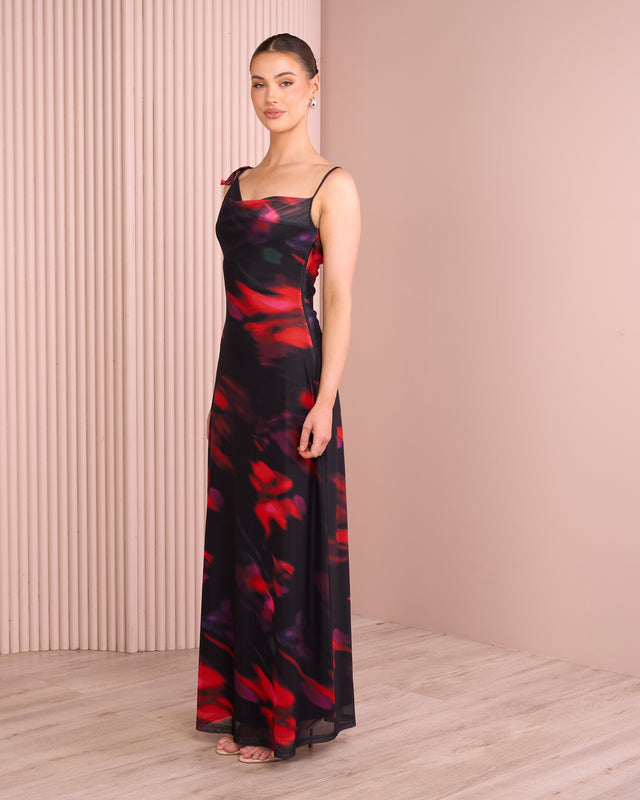 Zola Cowl Neck Maxi Dress