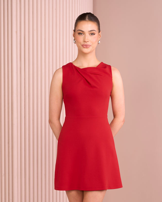 Lior Twist Front Mini Dress
