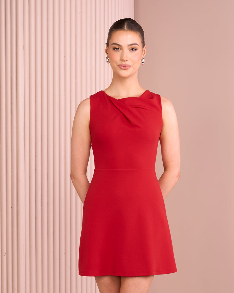 Lior Twist Front Mini Dress
