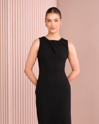 Miki Twist Front Maxi Dress