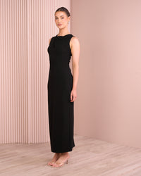 Miki Twist Front Maxi Dress