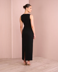 Miki Twist Front Maxi Dress