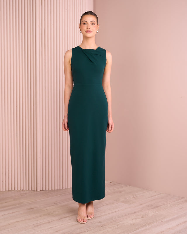 Miki Twist Front Maxi Dress