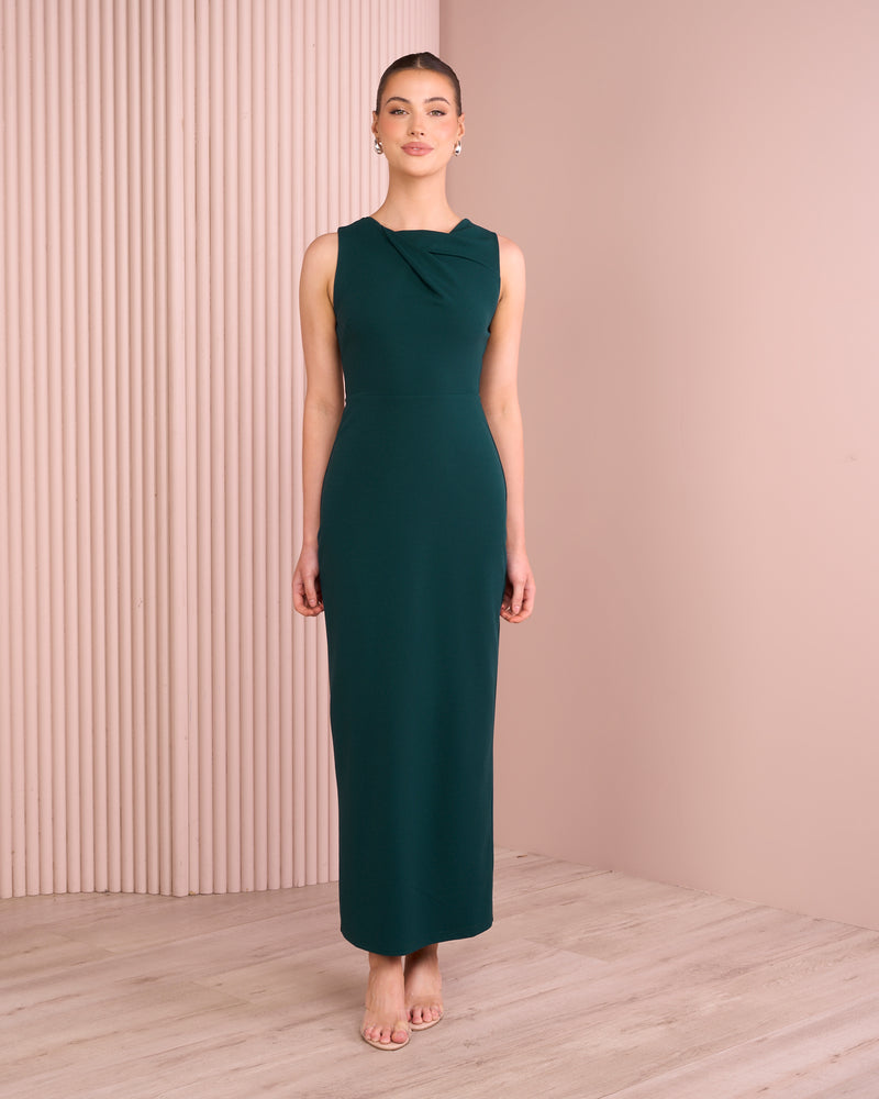 Miki Twist Front Maxi Dress