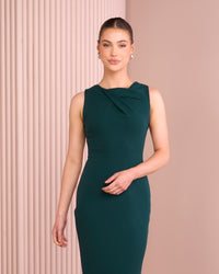 Miki Twist Front Maxi Dress