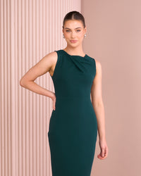 Miki Twist Front Maxi Dress