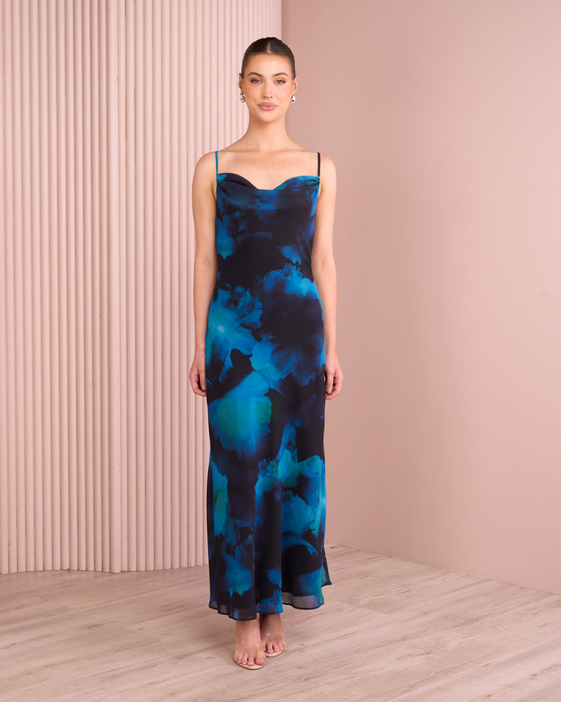 Floella Cowl Neck Dress
