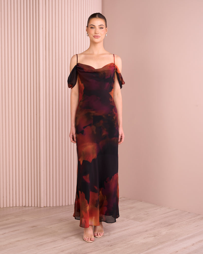 Brynn Cowl Neck Dress