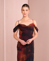 Brynn Cowl Neck Dress