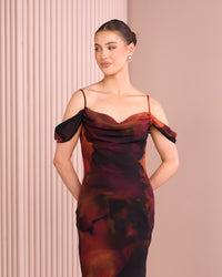 Brynn Cowl Neck Dress