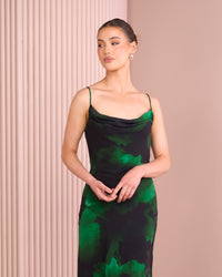 Ursule Cowl Neck Dress