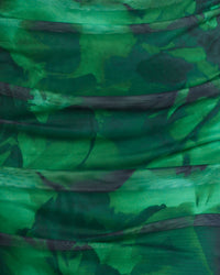 Cherin Ruched Mesh Dress