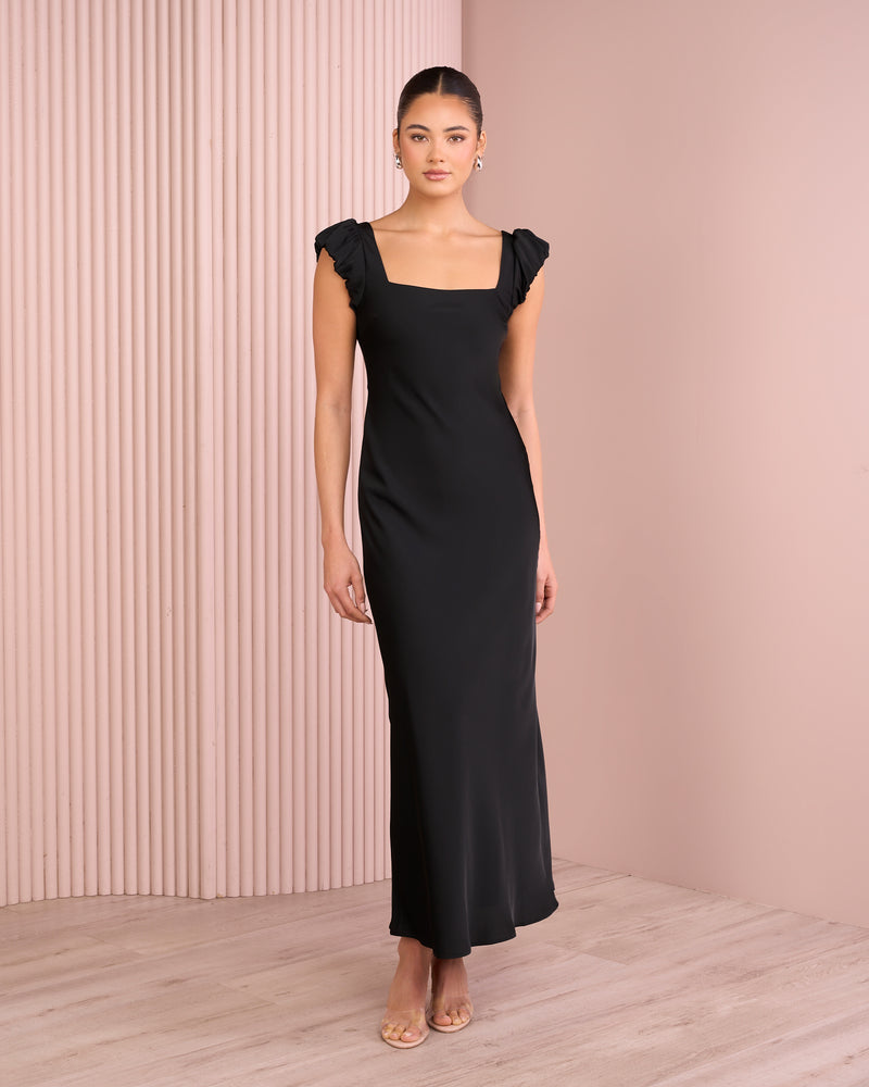 Floy Cap Sleeve Maxi Dress