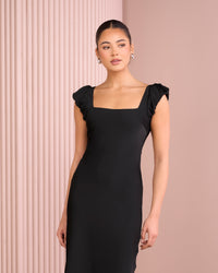 Floy Cap Sleeve Maxi Dress