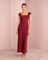 Floy Cap Sleeve Maxi Dress