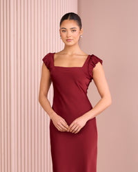 Floy Cap Sleeve Maxi Dress