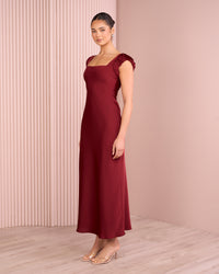 Floy Cap Sleeve Maxi Dress