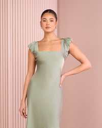Floy Cap Sleeve Maxi Dress