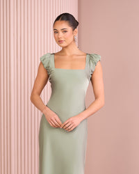 Floy Cap Sleeve Maxi Dress